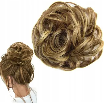 Příčesek Příčesek krátké syntetické vlasy tmavě hnědé dámské