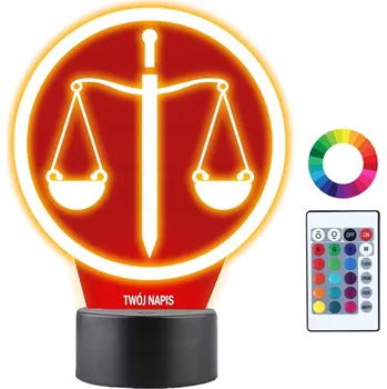 Lampička Noční lampa Plexido vícebarevná