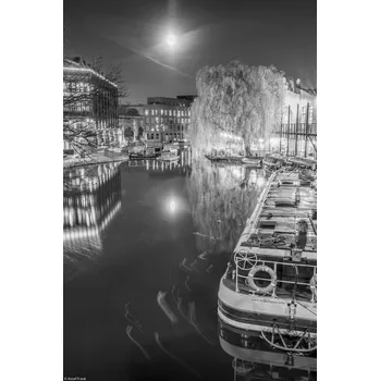 Obraz Plakát Loď na kanálu Regent's bez rámu 20 x 30 cm