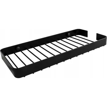 Drátěná police DRÁTĚNÁ KOUPELNOVÁ POLICE ČERNÁ 1816