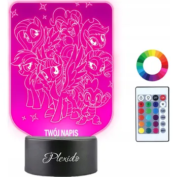 Lampička Plexido vícebarevná Noční lampa