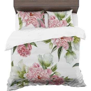 Povlečení MODERNÍ POVLEČENÍ 140x200 KVĚTY MĚKKÉ PŘÍJEMNÉ