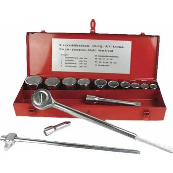 Klíč MANNESMANN SADA NÁSTRČNÝCH KLÍČŮ 3/4" RAČNA A NÁSTRČNÉ HLAVICE