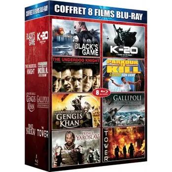 Blu-ray film COFFRET 8 FILMS BLU-RAY - (GALLIPOLI - PRINCE YAROSLAV - THE TOWER - UNDERDOGS KNIGHT ) – DIVERS