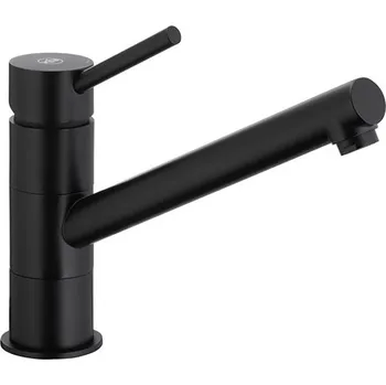 Vodovodní baterie KFA - ANDRA dřezová baterie otočná, černá 6533-915-81