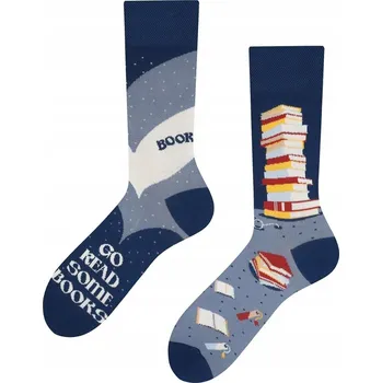 Pánské oblečení Barevné ponožky Todo BOOKS ponožky knihy 39-42