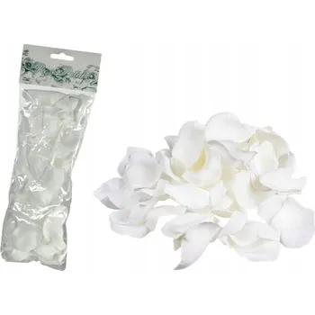 umělá květina Okvětní lístky růže umělé Bílé dárek