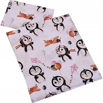 Doplněk pro panenku POVLEČENÍ DO KOČÁRKU PRO PANENKY BAVLNA PEŘINKA POLŠTÁŘEK DO POSTÝLKY