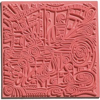 Obraz Texturovaná dlaždice Vesnice 9x9 cm