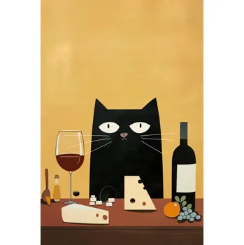 Plakát Plakát Gastronomická hostina bez rámu 61 x 91,5 cm