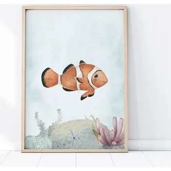 Plakát Plakát Obrázek pro Děti Klaun 50 x 70 cm