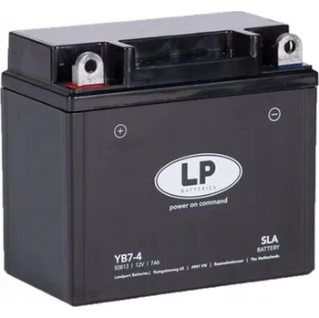 Motobaterie LANDPORT AKUMULÁTOR YB7-4 (MS LB7-4) (YB7-A) 12V 7Ah (137x75x124mm) (80A) S
