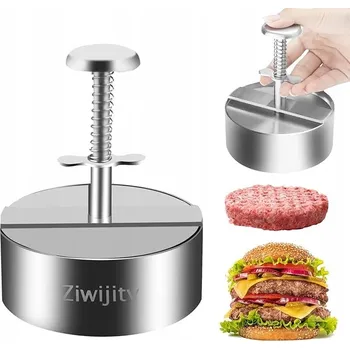 Příslušenství pro gril Nastavitelný lis na hamburgery, cheeseburgery, grilování + BBQ papír