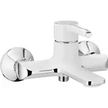 KFA - ANGELIT nástěnná vanová baterie, bílá-chrom 4724-010-40