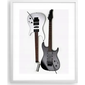 Obraz Obraz plakát na zeď v bílém rámu 40x50 hudba foto plakáty do obýváku