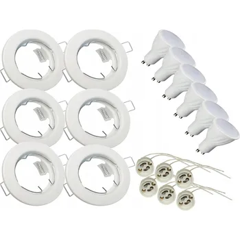 Stropní zapuštěné svítidlo LED-ONE 6 W GU10 bílé