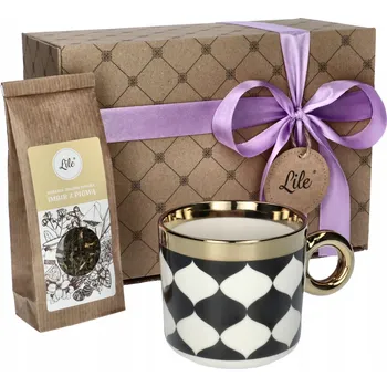 Hrnek Lile Domino porcelánový 345 ml