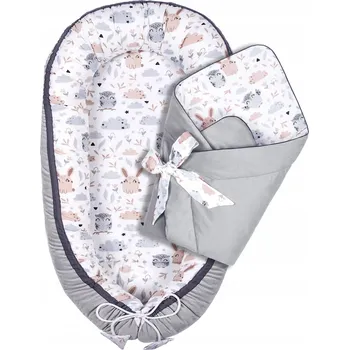 Hnízdečko pro miminko Hnízdečko pro miminko se zavinovačkou - sada bavlna/velvet Pepi