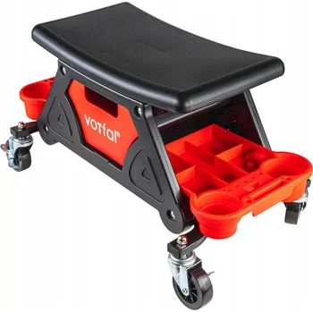 Stolička Dílenská stolička Vorfal s kolečky 360°, 3 police, protiskluzová