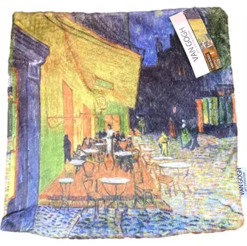 Povlak na polštářek POVLEČENÍ NA POLŠTÁŘ flanelové VAN GOGH 40x40