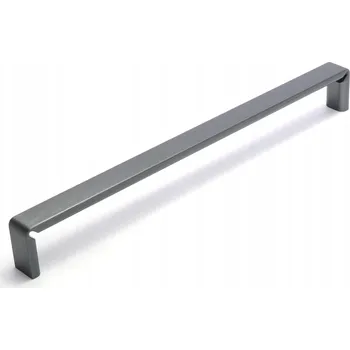 Nábytkové kování Nábytková úchytka Rujzdesign šedá grafitová nerezová ocel 23,1 cm 224 mm