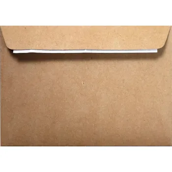 Obálka Ozdobné ekologické obálky C5 EKO Design hnědé s proužkem, 5 ks