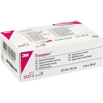 Náplast 3M Micropore papírová náplast bílá 2,5 cm x 9,1 m 12 ks