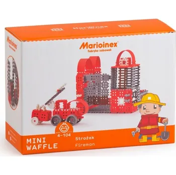 ostatní stavebnice Sada miniaturních vaflových Hasič Stavebnice