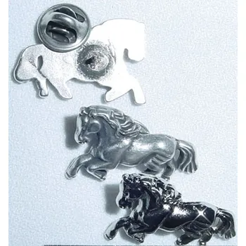 Odznak na připínací špendlík (pin) - motiv koně nebo Mustanga