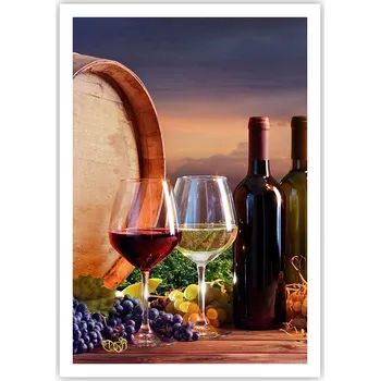 Obraz Plakát na zeď bez rámu 70x100 vinařství obraz plakáty do obývacího pokoje ložnice