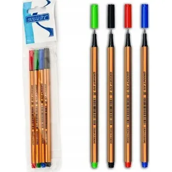 TENKÉ POPISOVAČE C970 SADA 4 BAREV FINELINER GRANIT