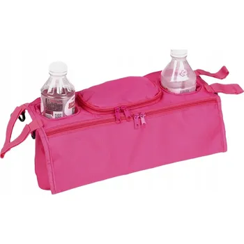 Kočárek ORGANIZÉR / DRŽÁK na KOČÁREK na DĚTSKÉ Lahve, TAŠKA, Dvojitý ŠIROKÝ