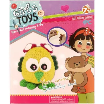 Výtvarná sada Kreativní sada - háčkovaná sova