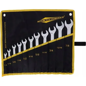 Klíč Očkoploché klíče v palcových rozměrech, sada 11 kusů pro Harley-Davidson