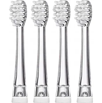 Péče o chrup Náhradní Hlavice k zubnímu kartáčku Seysso DeepWhite, 4 kusy, průhledné