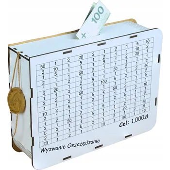 Pokladnička Škrtací kasička s pečetí VÝZVA DÁREK dárek pro každou příležitost