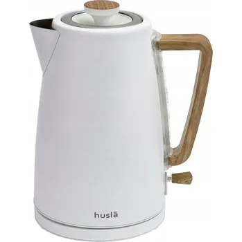 Rychlovarná konvice Rychlovarná Konvice Husla 1,7 l, ocelová, bílá