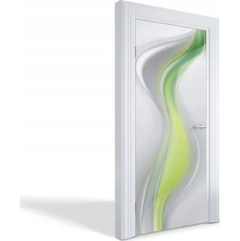 Fototapeta Fólie do kuchyně obývacího pokoje a pokoje Zelená vlna 95x205 cm