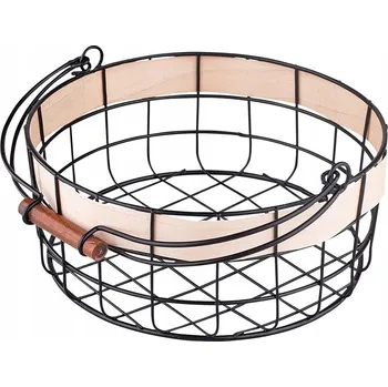 Obraz Kovový koš na ovoce černý