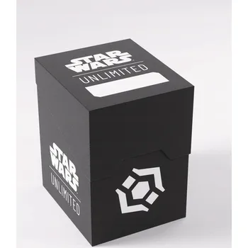 Sběratelská karetní hra Gamegenic: Star Wars Unlimited - Měkká Přepravka - Černá/Bílá
