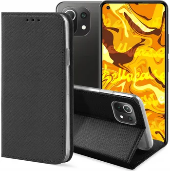Pouzdro na mobilní telefon Pouzdro s klopou Hello Case pro Xiaomi Mi 11 Lite, černé
