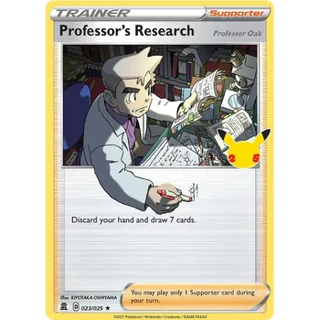 Sběratelská karetní hra Pokémon TCG Professor's Research 023/025 - Holo