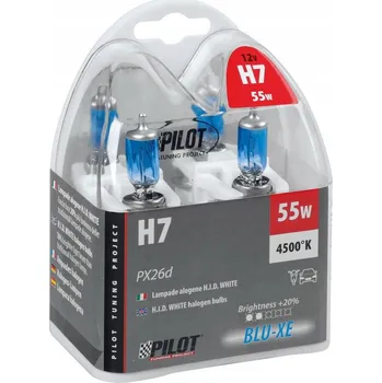 Autožárovka Pilot Blu-Xe halogenová žárovka - H7 - 55W H7 55 W 2 ks