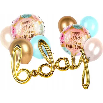 Balónek SADA BALÓNKŮ Narozeninová oslava B-DAY Party