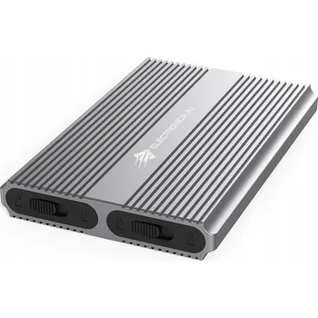 Externí box / pouzdro pro SATA NVMe M.2 SSD disk, USB-C