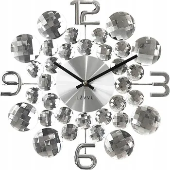 Hodiny Nástěnné hodiny LAVVU stříbrné 34 cm