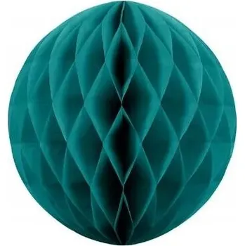 Obraz Dekorace "Honeycomb Koule", tmavě tyrkysová, PartyPal, 20 cm