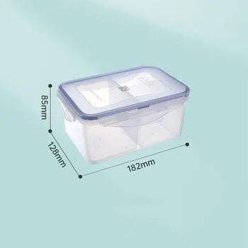 Dóza na potraviny Nádoba na potraviny 1200 ml, 2 přihrádky A266