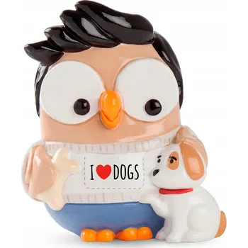 Pokladnička Miluji Psy! - pokladnička 8 cm Goofi