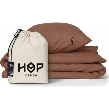 Povlečení Povlečení 100% čistá silná bavlna 180x200 + 2x50x60 rezavá Hop Design